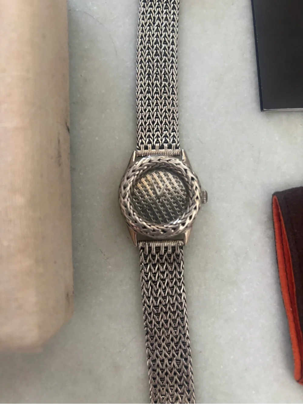Vintage John Hardy Sterling Silver Woven Woman’s Watch